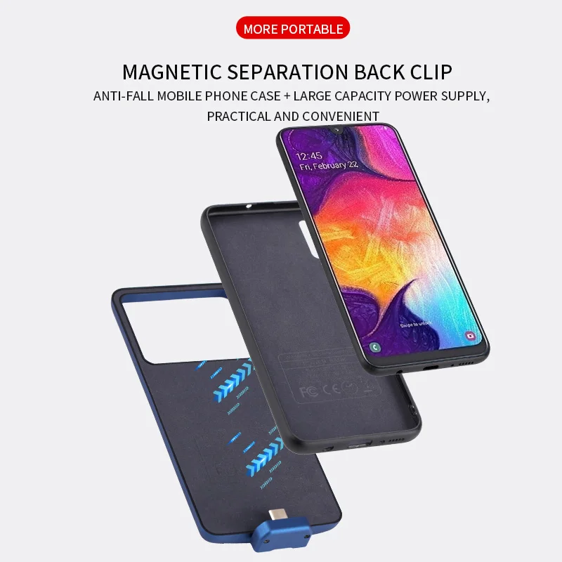 Чехол с внешним аккумулятором для Samsung Galaxy A50 A50s чехол Note 20 Ultra|Чехлы