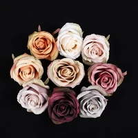 50100pcs silk roses head artificial flowers cheap diy gifts box valentines day present home decor wedding decorative flowers
