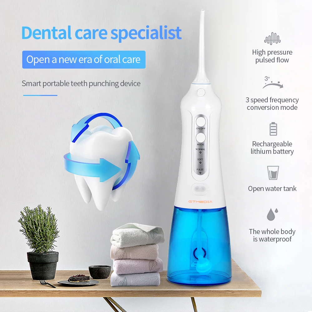 

Ирригатор для полости рта, 300 мл, с зарядкой от USB