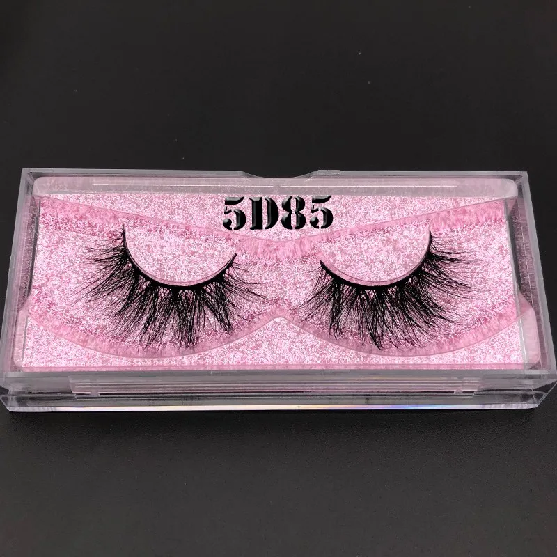 5D85 Mikiwi 5d lashes 3D норковые ресницы розовое золото блестящий чехол коробка с собственным логотипом для оптового заказа whalesale - Цвет: 5D85