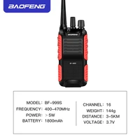 2pcs Baofeng BF-999S 400-470MHz cheap mobile radio uhf ham walkie talkie transceiver mini two way radio