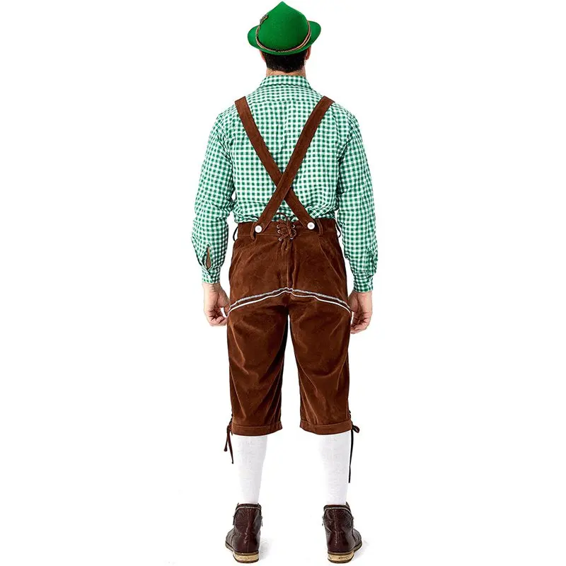 Немецкий пивной фестиваль октоберфест Lederhosen косплей костюмы мужская одежда