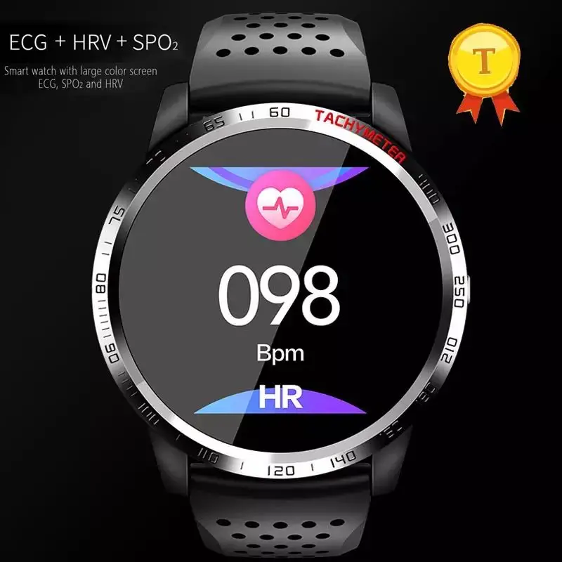 Смарт часы для фитнеса ЭКГ ППГ SpO2 HRV мужские электронные смарт с измерением