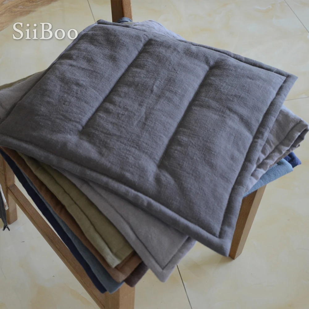 Европейские современные летние весенние хлопковые льняные квадратные сиденья