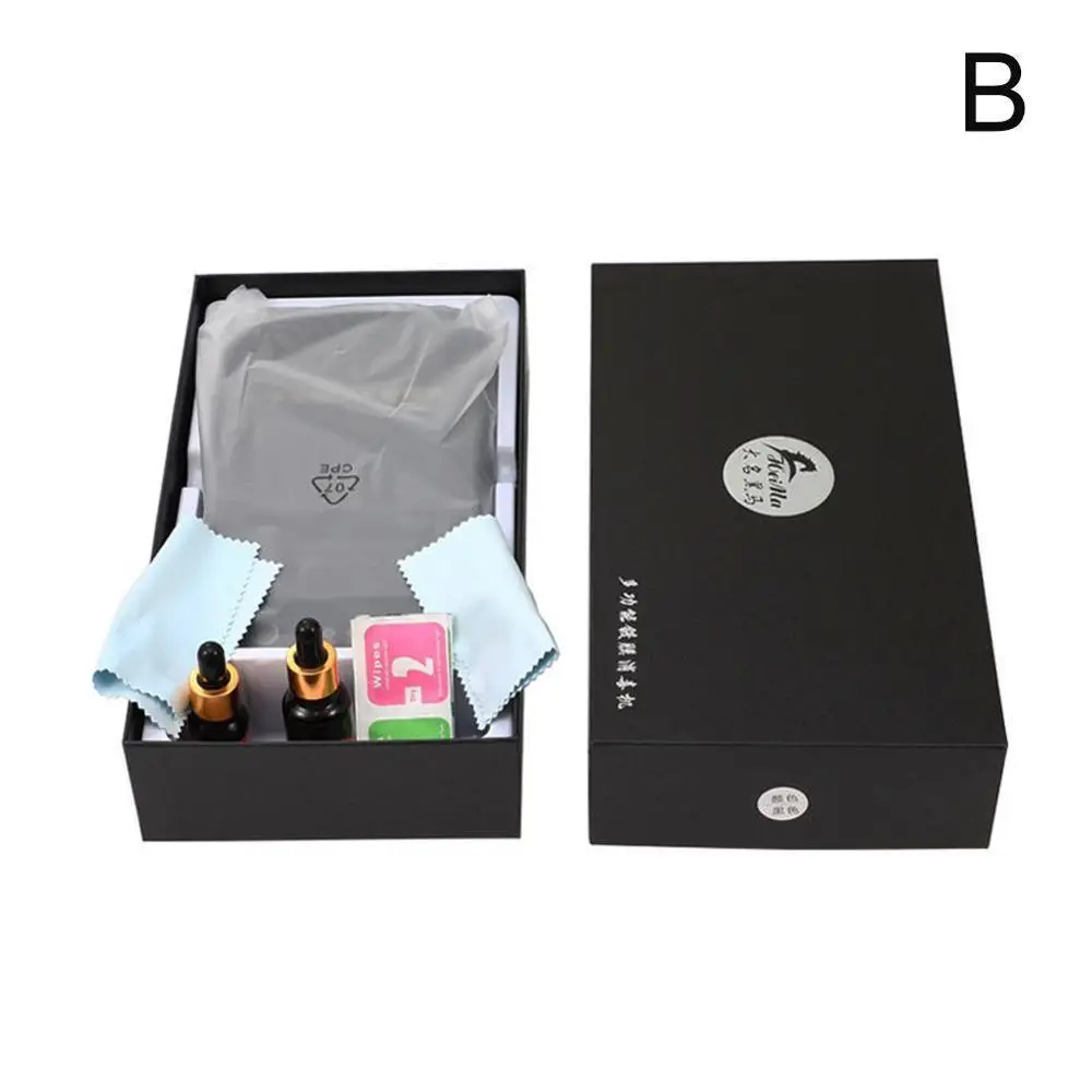black Suit Package Многофункциональная машина для нанесения нанопокрытий, машина для нанесения покрытия из закаленной пленки, набор мобильных жидких нанопокрытий - Цвет: black Suit Package