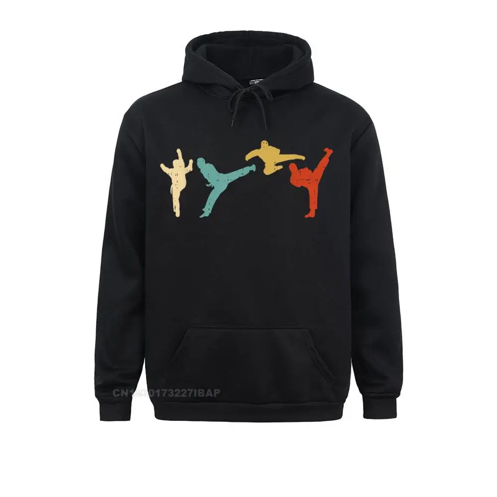 Taekwondo Kicks Retro Korean Martial Arts Men Women Hoodie Printed Mens Hoodies Chinese Sportswears Retro Sweatshirts