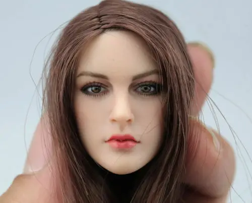 

1/6 European beauty head sculpture KT005 model for 12 inch action figure body accessories
