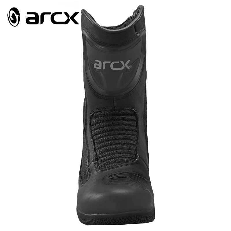 Мужские мотоциклетные ботинки Arcx рыцари из мягкой кожи гоночные обувь Велоспорт