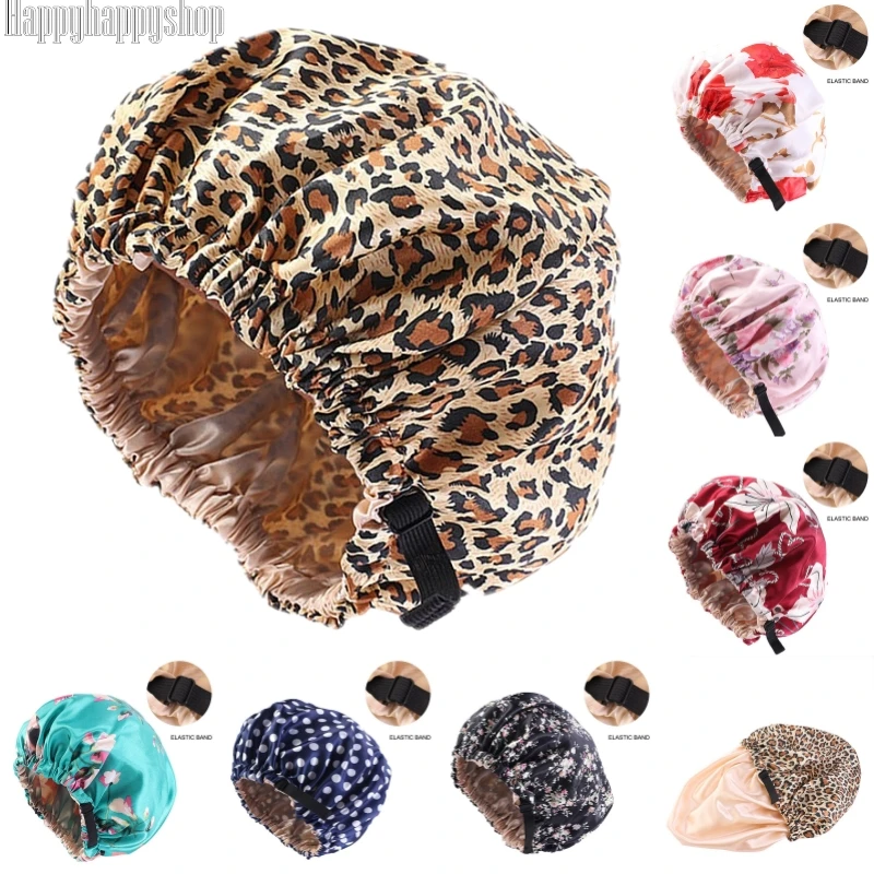 Элегантная шапочка для ухода за волосами Женский тюрбан с принтом ночного сна