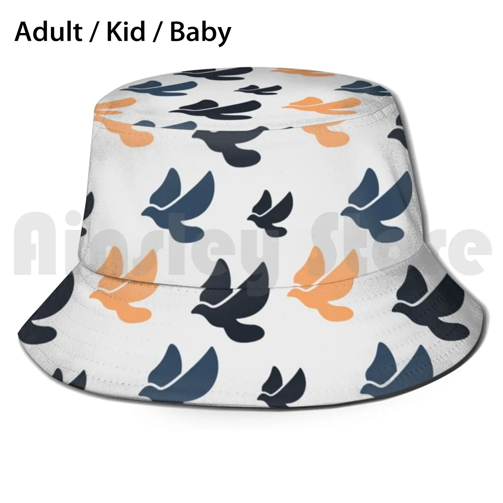 

Шляпа Солнцезащитная Складная с узором в виде голубя