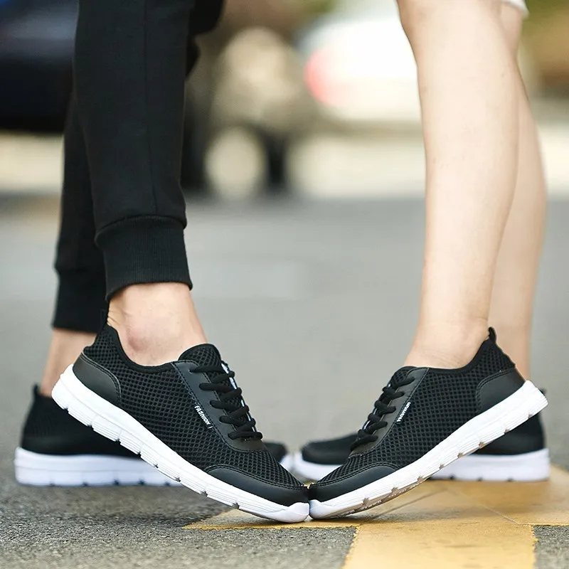 Новая дышащая мужская обувь повседневные модные летние кроссовки легкая