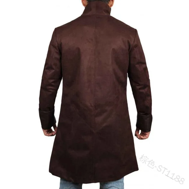 Мужской средневековый готический костюм длинная куртка в стиле стимпанк со