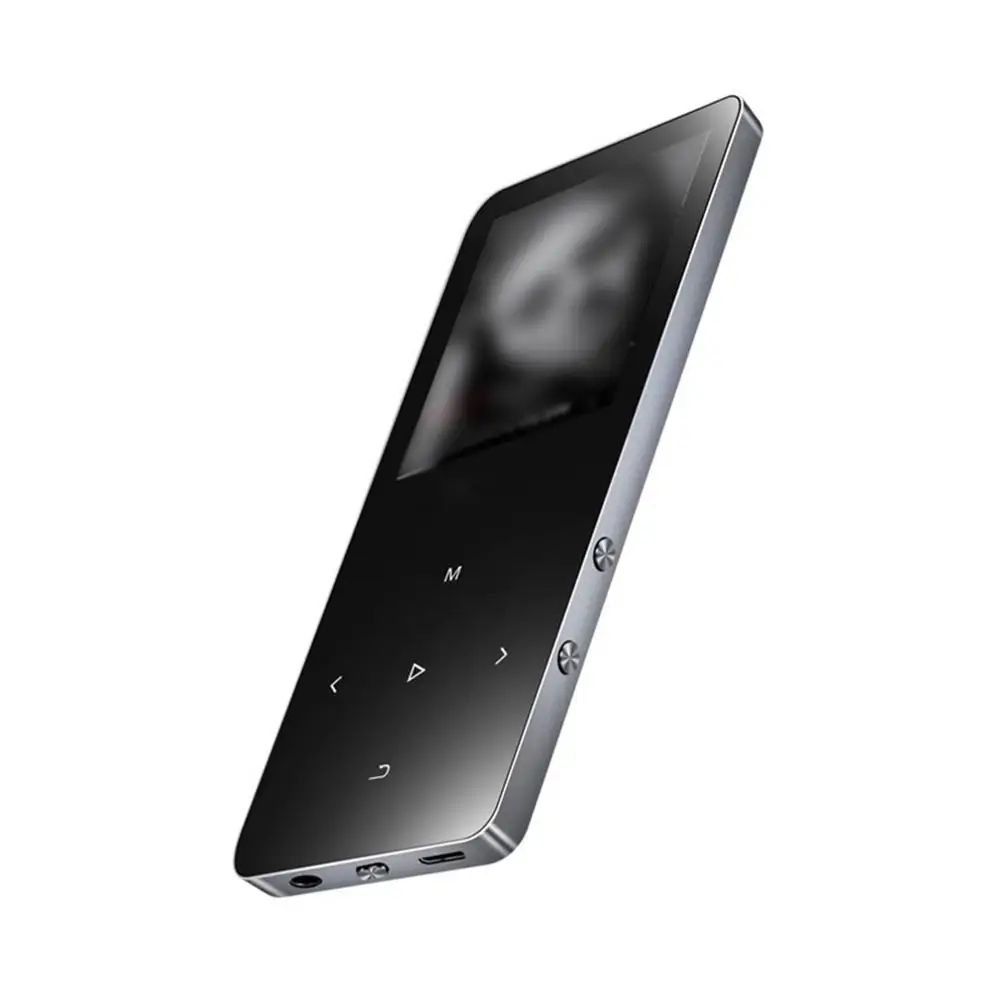 Gray Портативный спортивный MP3-плеер с сенсорным экраном 4 Гб Mini с экраном 1,8 дюйма - Color: Gray