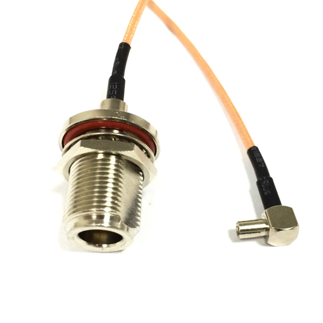 НОВЫЙ N гнездовой разъем перегородки к TS9 Штекерный прямоугольный отрезной