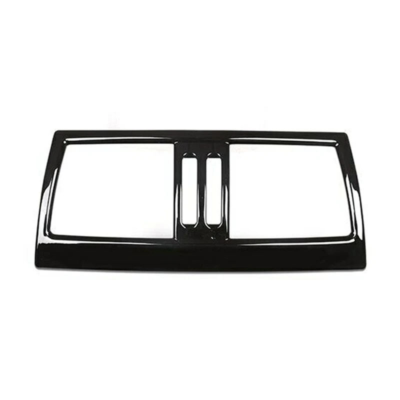 

Glossy Black ABS Rear Row Air Outlet Decorative Frame Trim for -BMW X5 E70 X6 E71 2008-2013