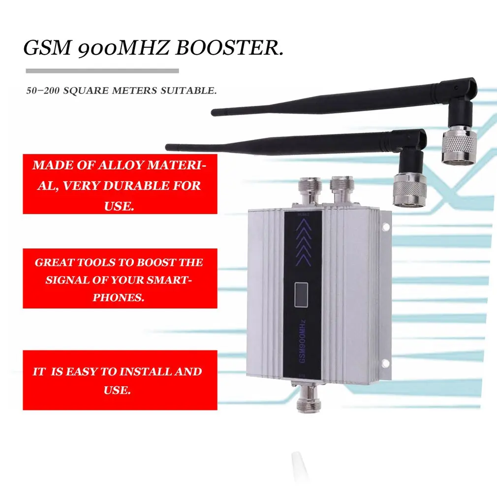 

GSM 900MHZ Cellphone Signal Booster Repeater Amplifier Signal Amplifier Portable Size Smartphones Signal Amplifier Drop Shipping
