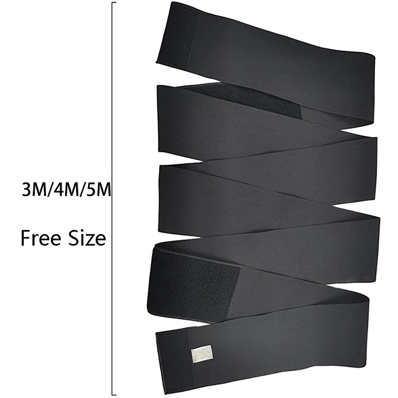 Women Men Snatch Me Up Bandage Wrap Sauna Waist Trainer Shaperwear Belt Tummy Wrap Belt Resistance Bands   Slimming Belt