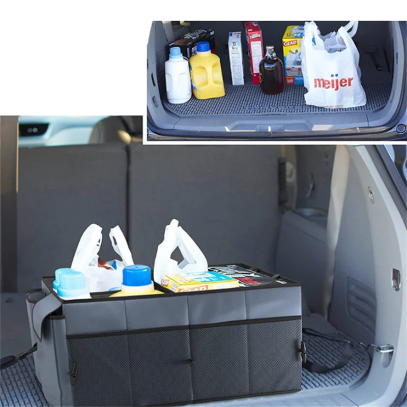 Автомобильная сумка для хранения органайзер багажника коробка с крючком