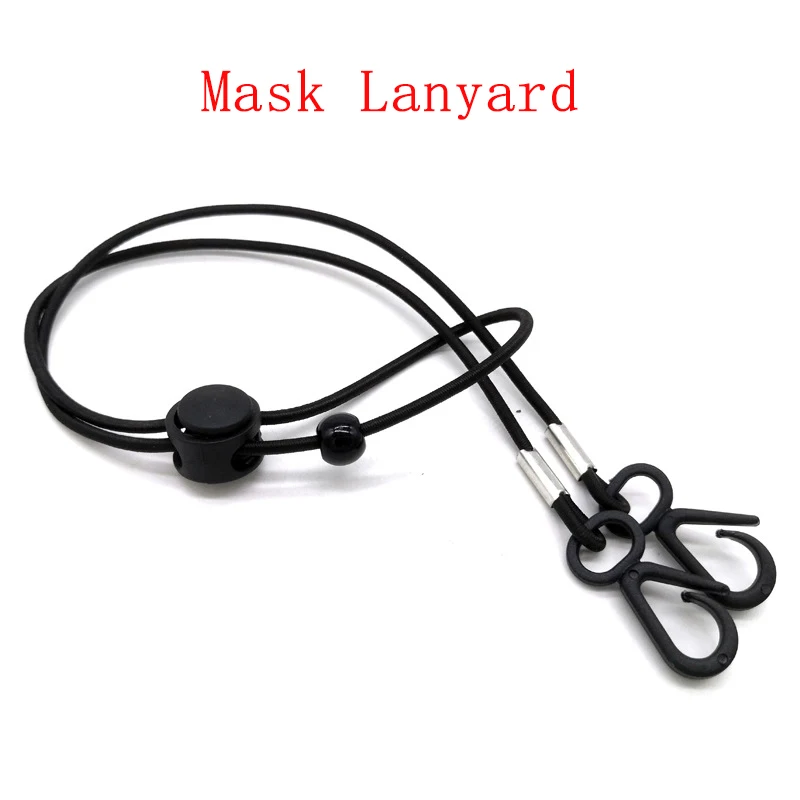 

Safety Adjustable Face Mask Lanyard Handy Convenient Holder Rope Anti-lost Anti-drop Mask Hanging Neck Rop Halter Ropes Dropship