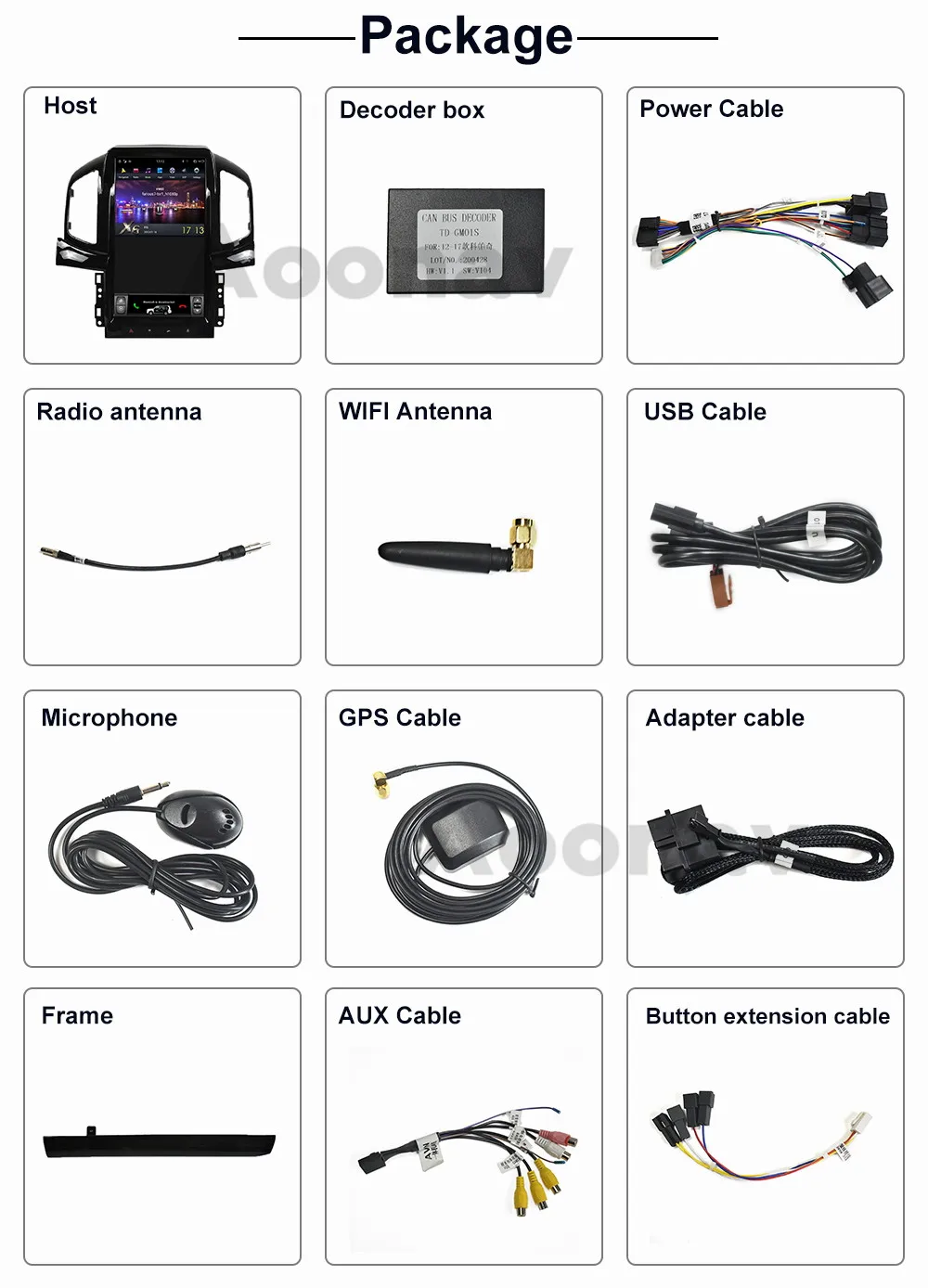 Автомобильный мультимедийный проигрыватель с GPS-навигацией 13 6 дюйма 2din Android для