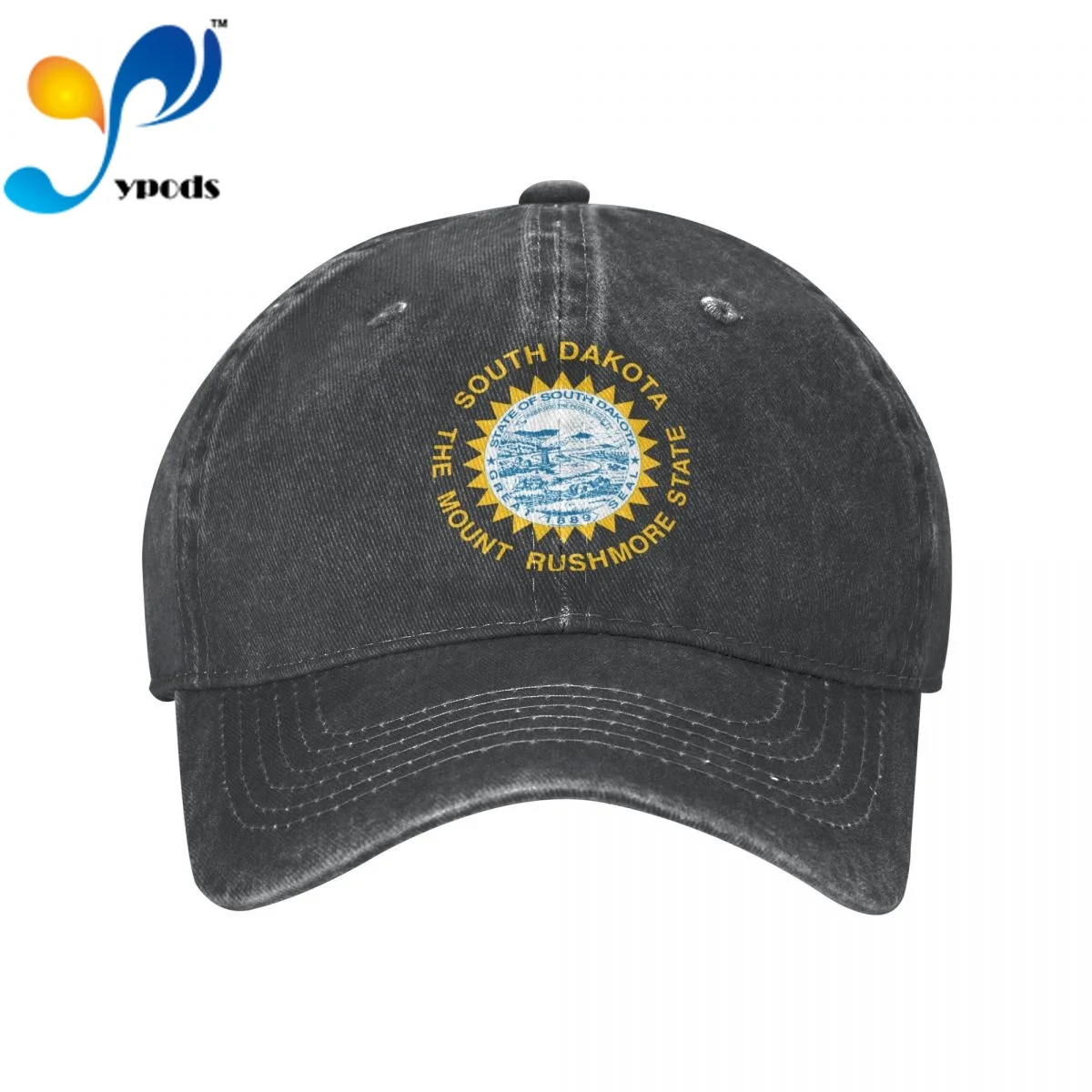 

Flag Of South Dakota State Cotton Cap For Men Women Gorras Snapback Caps Baseball Caps Casquette Dad Hat