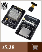 1 шт. Great IT ESP32-CAM WiFi+ модуль Bluetooth модуль камеры макетная плата ESP32 с модулем камеры OV2640 2MP для Arduino