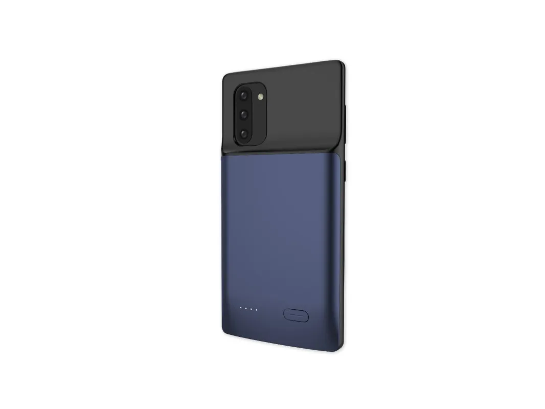 For Note 10 Blue Ext power 5200 мАч для samsung Note10 тонкий ударопрочный чехол для зарядного устройства для samsung Note10 резервный блок питания чехол - Цвет: For Note 10 Blue