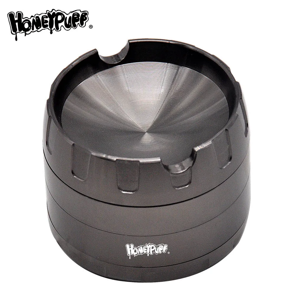 Курительная шлифовальная машина из цинкового сплава HORNET 63 мм 4 шт. металлическая