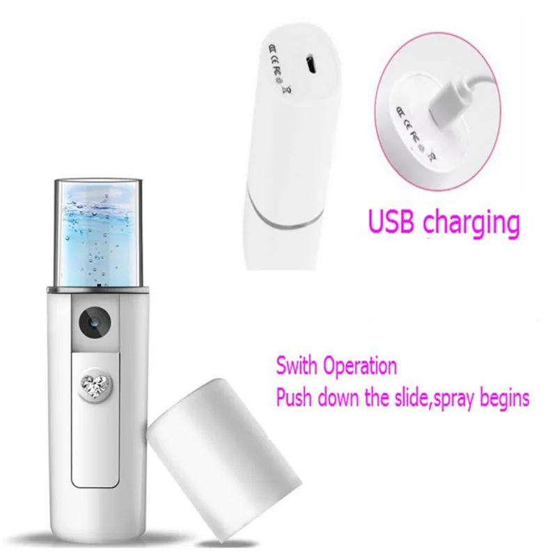 Мини USB спрей для лица Инструменты Портативный опрыскиватель распыраспылитель лица тела ингалятор увлажнение парохода уход за кожей