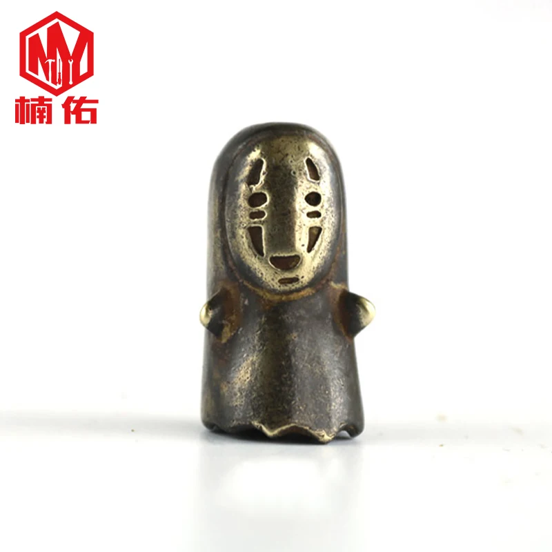 

1PC EDC Paracord Beads Faceless Man Retro Brass Copper Lanyard Pendants Knife Beads Umbrella Rope Cord Necklace Bracelet Beads