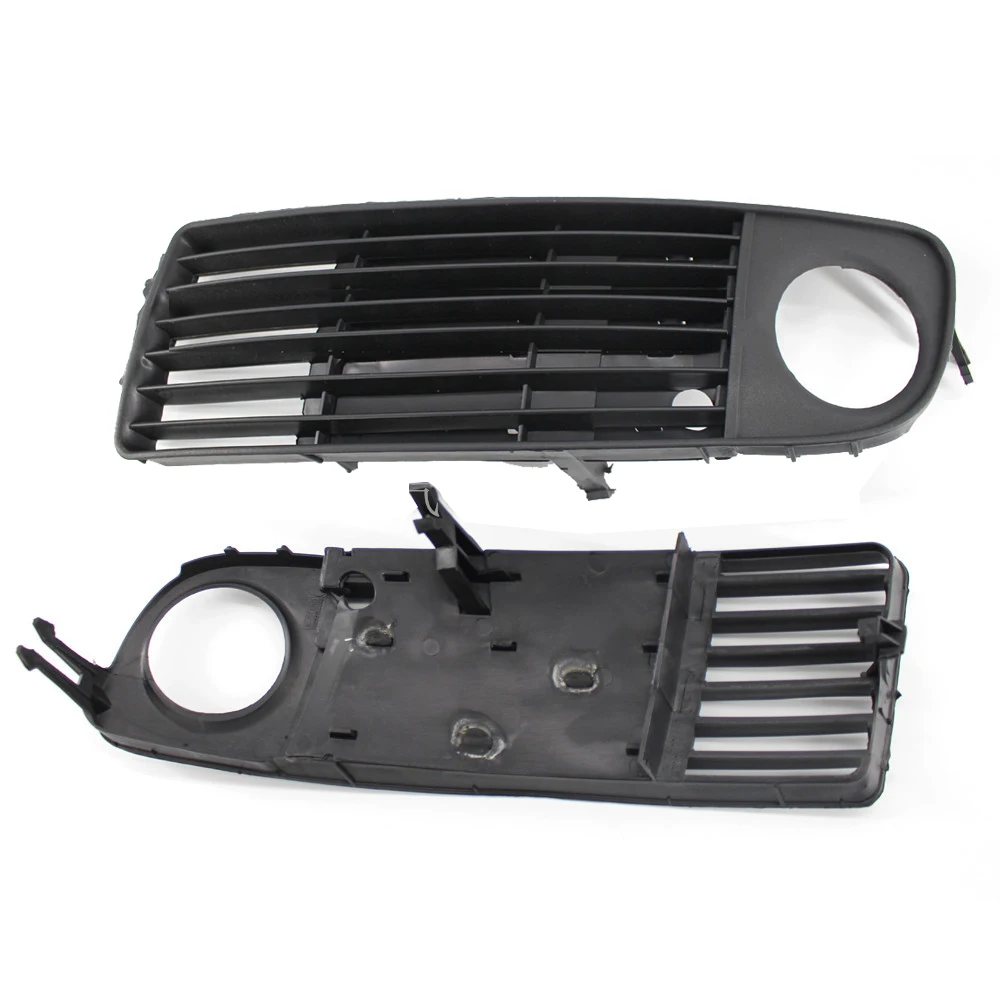 Left and Right Для Audi A6 C5 Avant Quattro 1998 1999 2000 2001 2002 противотуманная фара передний нижний бампер автомобильный противотуманный светильник крышка вентиляционная решетка - Цвет: Left and Right
