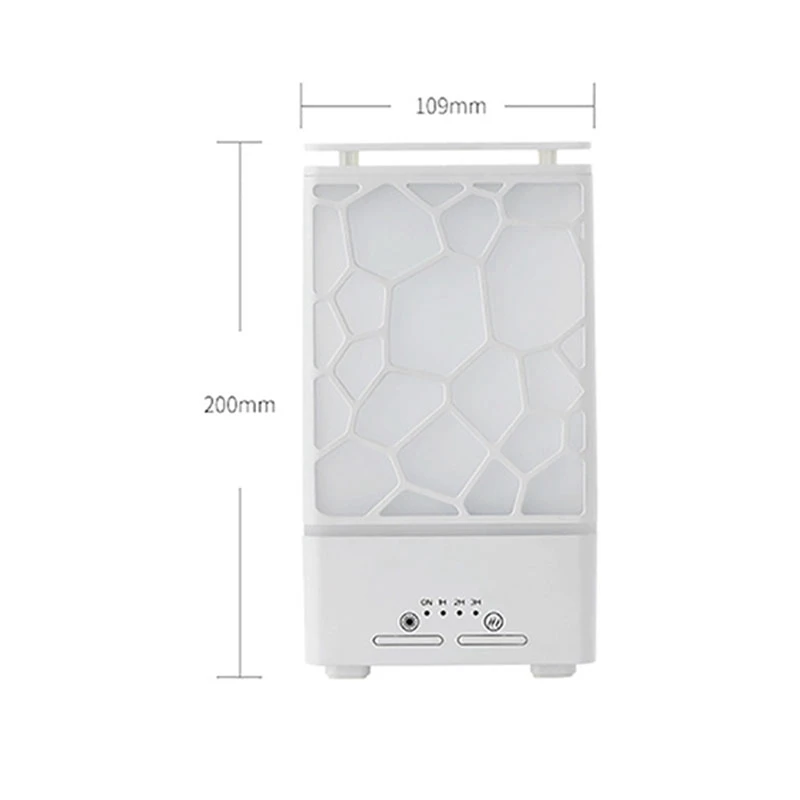 

Water Cube Aroma Diffuser Essential Oil Diffuser LED Lights Ultrasonic Air Humidifier Timing Home Air Purifier