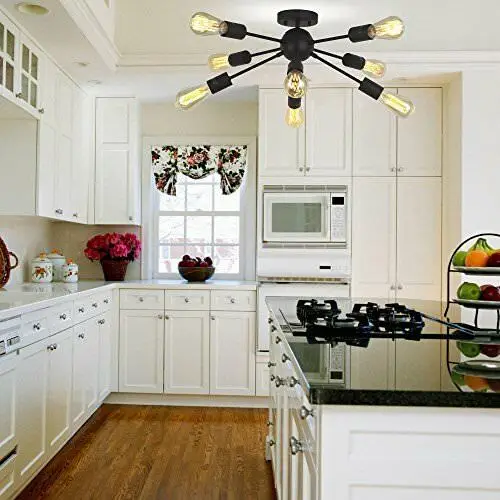 Современный потолочный светильник с 8 осветительными приборами Sputnik Chanderlier из