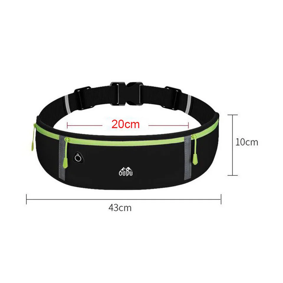 

Women Sport Waist Pack Fanny Pack Crossbody Wallet Belt Travel Phone Bag Fashion Sport Pouch Money Fanny Bum Bag Man Running