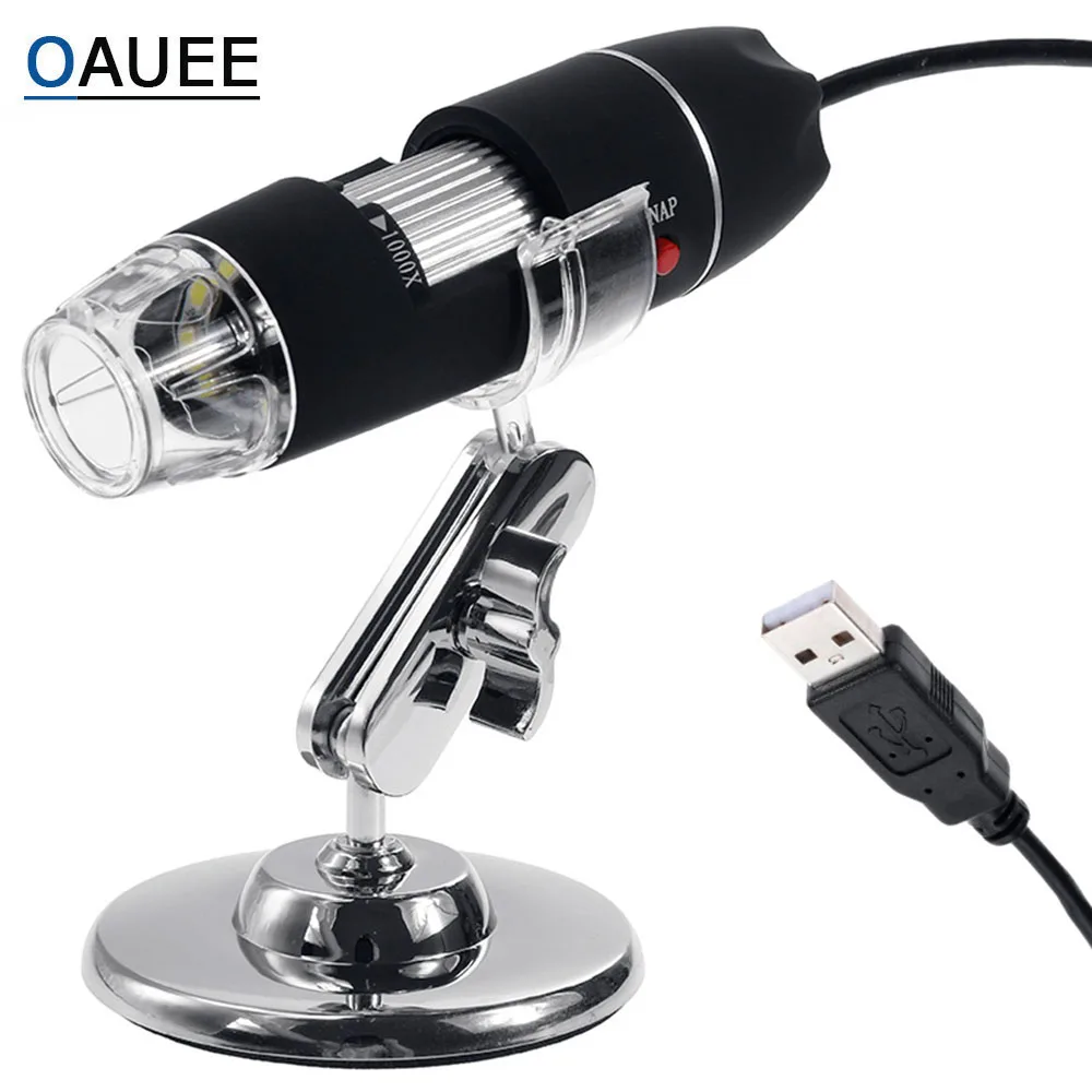 

Mega Pixels 500X 1000X 1600X 8 LED Digital USB Microscope Microscopio Magnifier Electronic Stereo USB Endoscope Camera