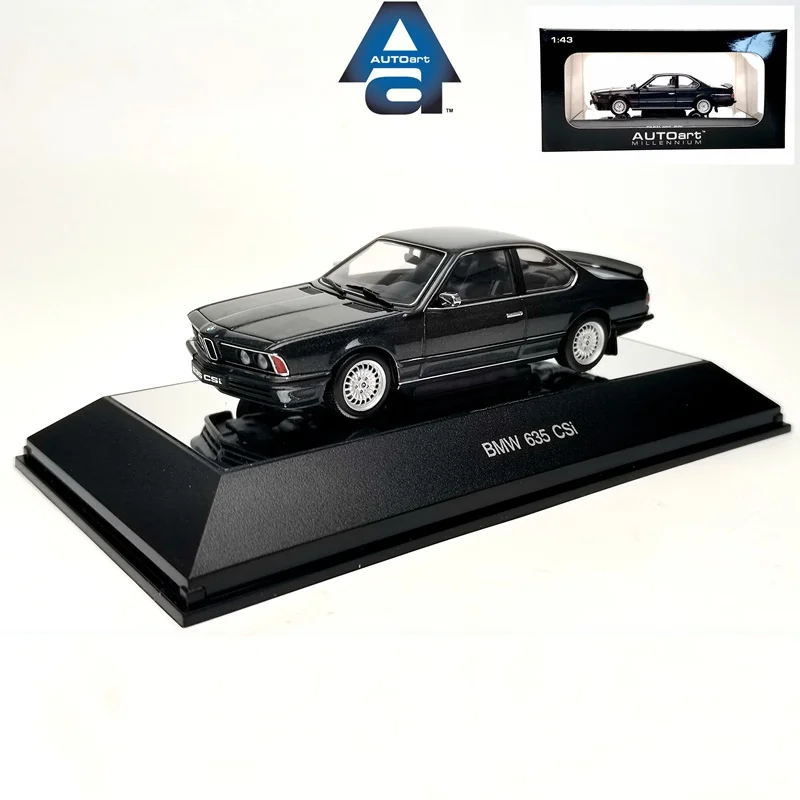 

Autoart 1:43 BMW 635 CSi Black Simulation Model Car