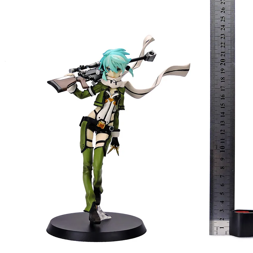 22 см аниме меч искусство онлайн II SAO Aqua Marine Asada Shino если пистолет Gale крутая девушка