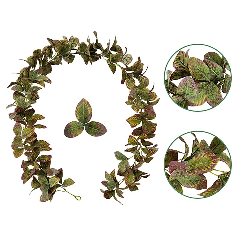 Искусственная Магнолия лист искусственная Виноградная лоза растений с узором в