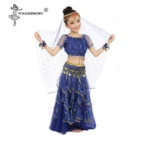 new style kids belly dance costume oriental dance costumes girls belly dance dancer clothes indian dance costumes set for child