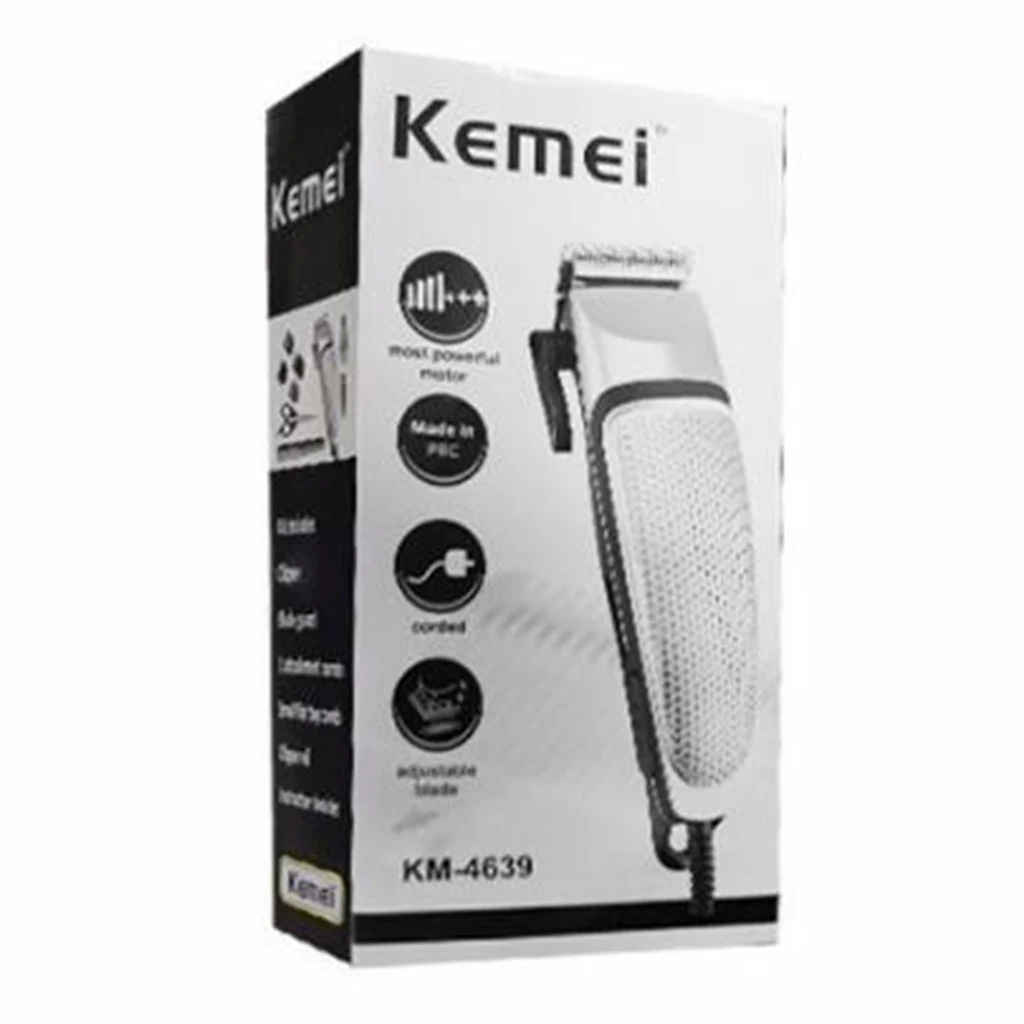 Kemei электрическая Мужская машинка для стрижки волос KM 4639 профессиональный