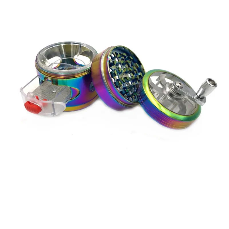 Измельчитель трав и табака 63 мм из сплава для специй курительная трубка