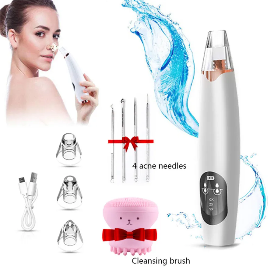 

Blackhead Remover Acuum Electric Nose Face Deep Cleansing Skin Care Machine Blackhead Remover Black Spots Pore Cleaner T Zone