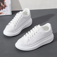 white sneakers unisex 2020 new arrival vulcanized shoes girls autumn casual shoes plus size 42 43 44 female leather sneakers