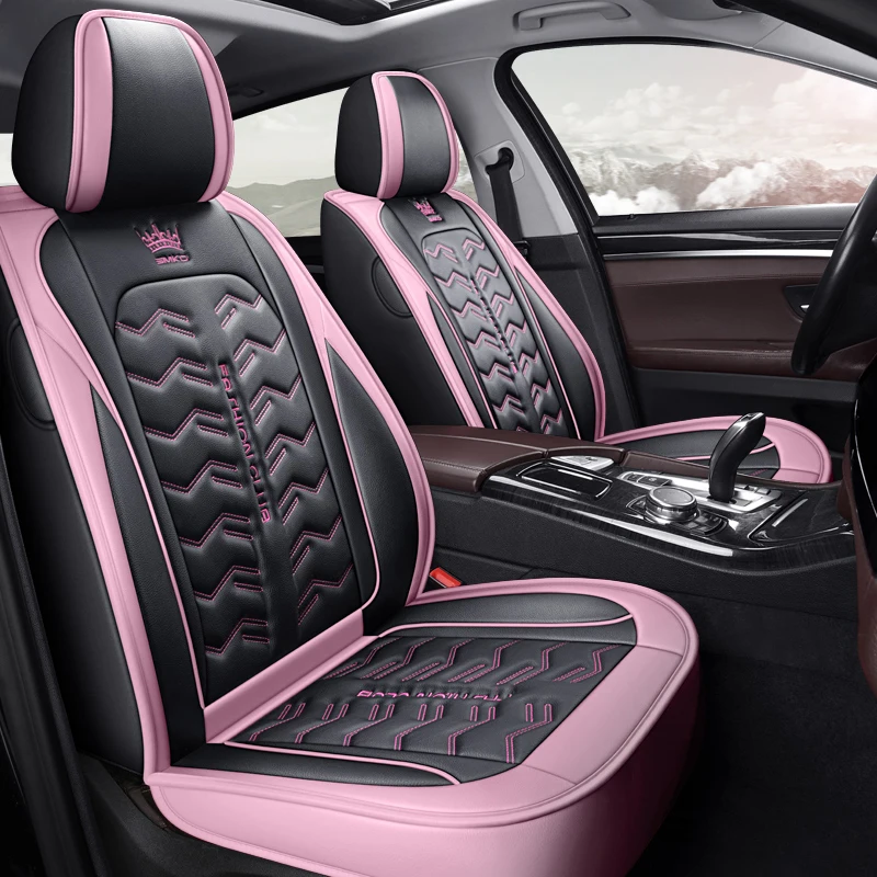

KADULEE Leather car seat covers for Chery a3 a5 amulet cowin e5 qq6 tiggo 2 3 5 7 fl t11 of 2018 2017 2016 2015 car seats