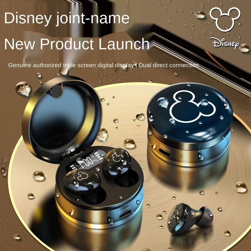 

Disney Joint Name Mickey Mouse Bluetooth Headset Wireless Noise Reduction Sports Running Ultra-Long Standby Large Power in-Ear
