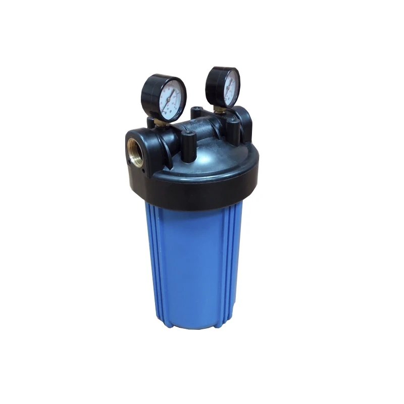 Колба фильтра Kristal Filter Big Blue 10" NT 1" с манометрами|Водяные фильтры| |