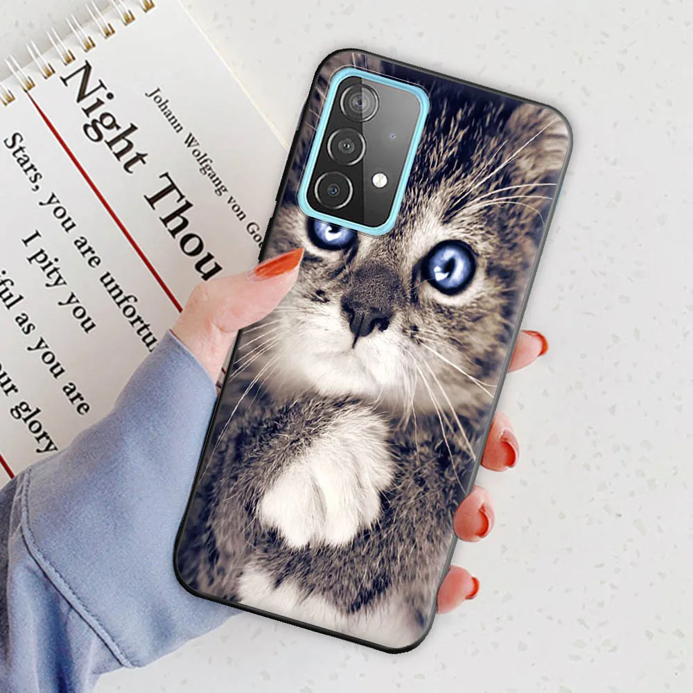 Для Samsung Galaxy A52 5G чехол SM-A526B 4G SM-A525F Мягкий силиконовый для задней крышки телефона