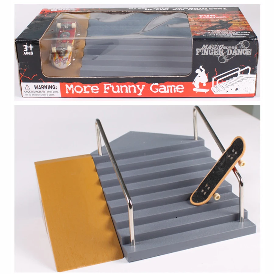 5 видов игрушек пальцевый комплект для катания на коньках мини Скейтборд +