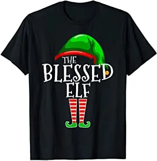 

The Blessed Elf Group Matching Family Christmas Gift Outfit T-Shirt