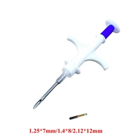 50x plastic injector syringe with microchip rfid glass transponder pet chip dog id animal cat fish tags
